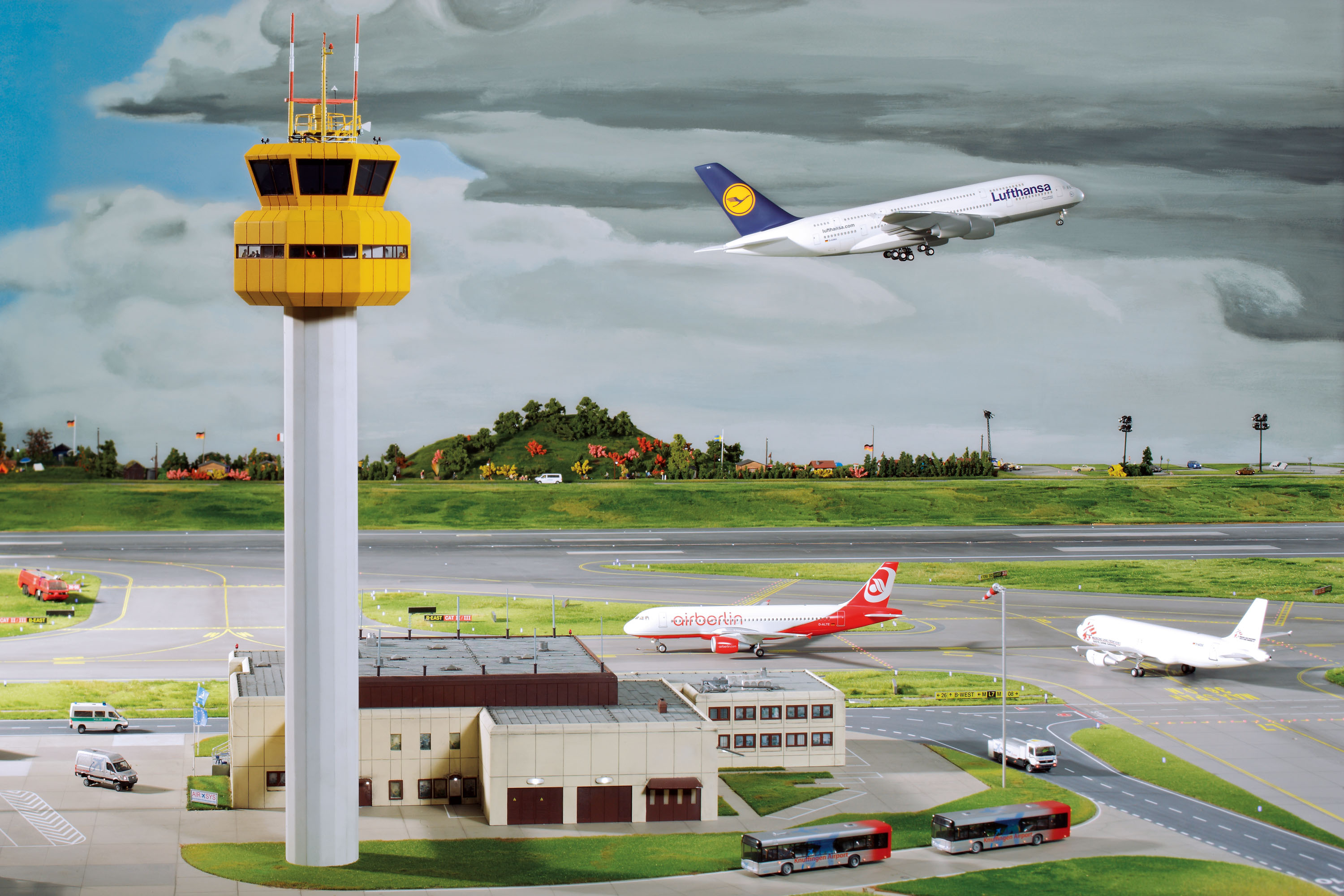 Il più grande aeroporto in miniatura nel Miniatur Wunderland - Il più grande mini scalo del mondo