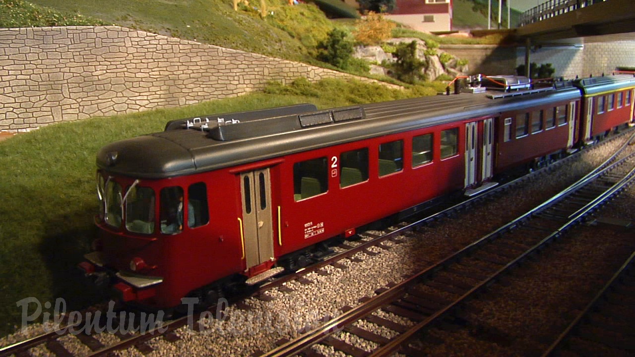 Il più grande plastico ferroviario di Svizzera con trenini in scala 0