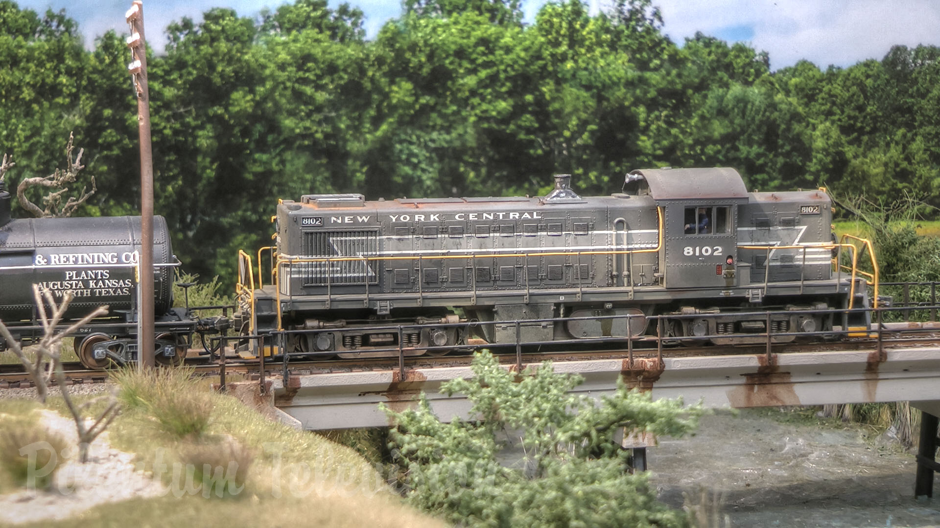 Modellismo ferroviario americano - Cold Water Junction - Plastico ferroviario e automotrici diesel