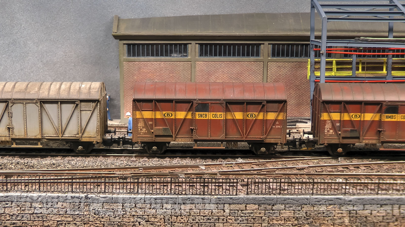 Plastico ferroviario per operazioni di manovra - Diorama ferroviario di MTD Treinenclub
