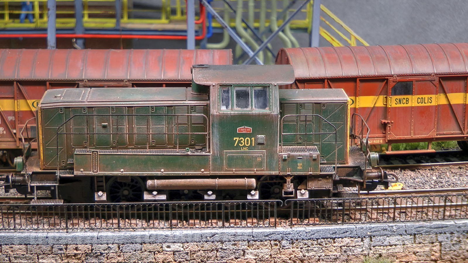 Plastico ferroviario per operazioni di manovra - Diorama ferroviario di MTD Treinenclub