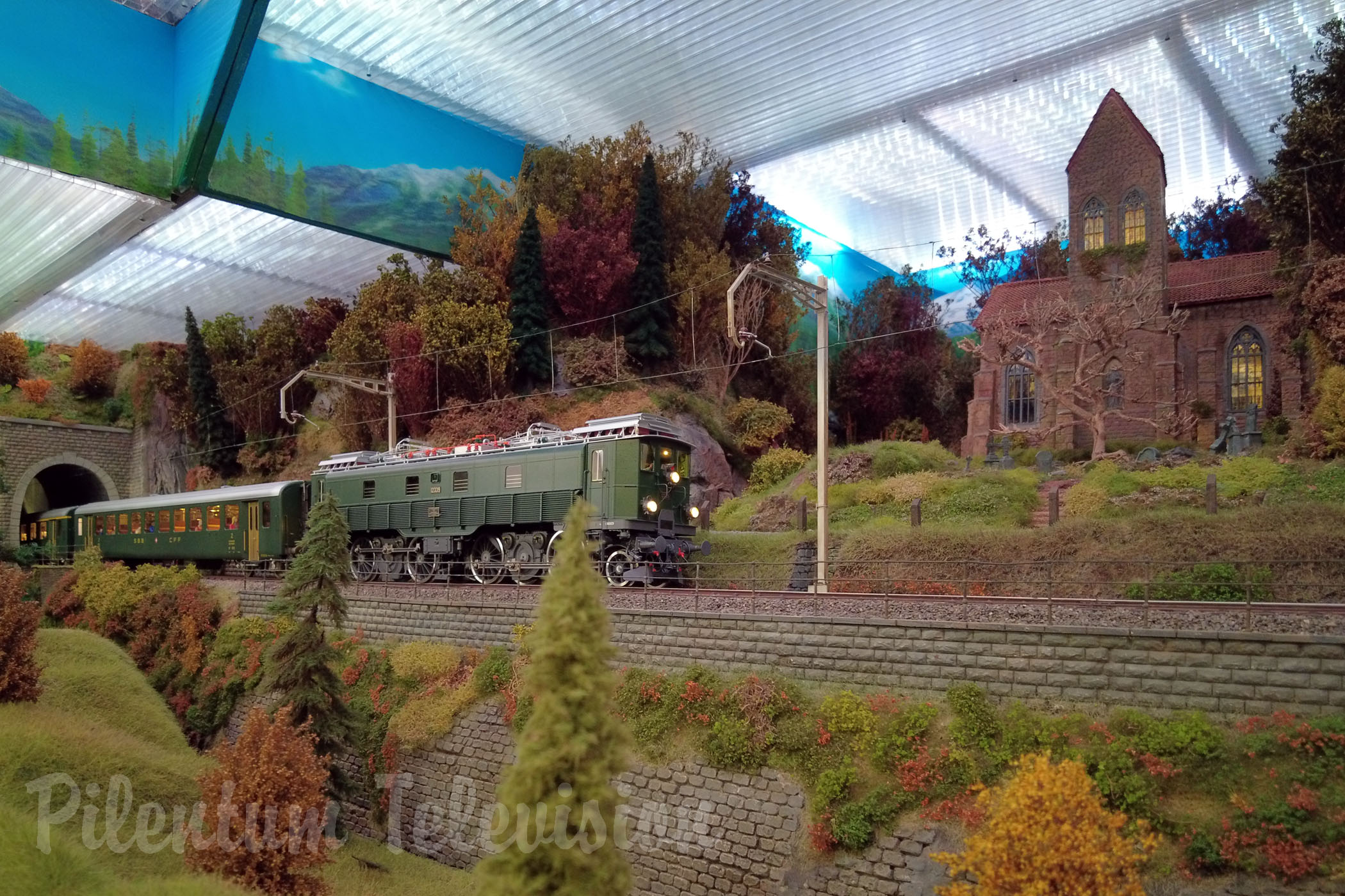 Il nuovo plastico ferroviario in scala 1 (treni in scala 1/32) di Leuvense Spooreen Vrienden